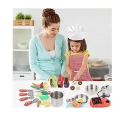 GENERICO - Juguete Utensilios De Cocina Para Niños Con Ollas Y Sartenes