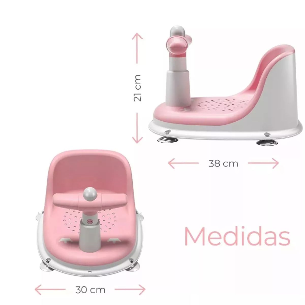 GENERICO - Silla Asiento Antideslizante De Ducha Para Bebes Y Niñas