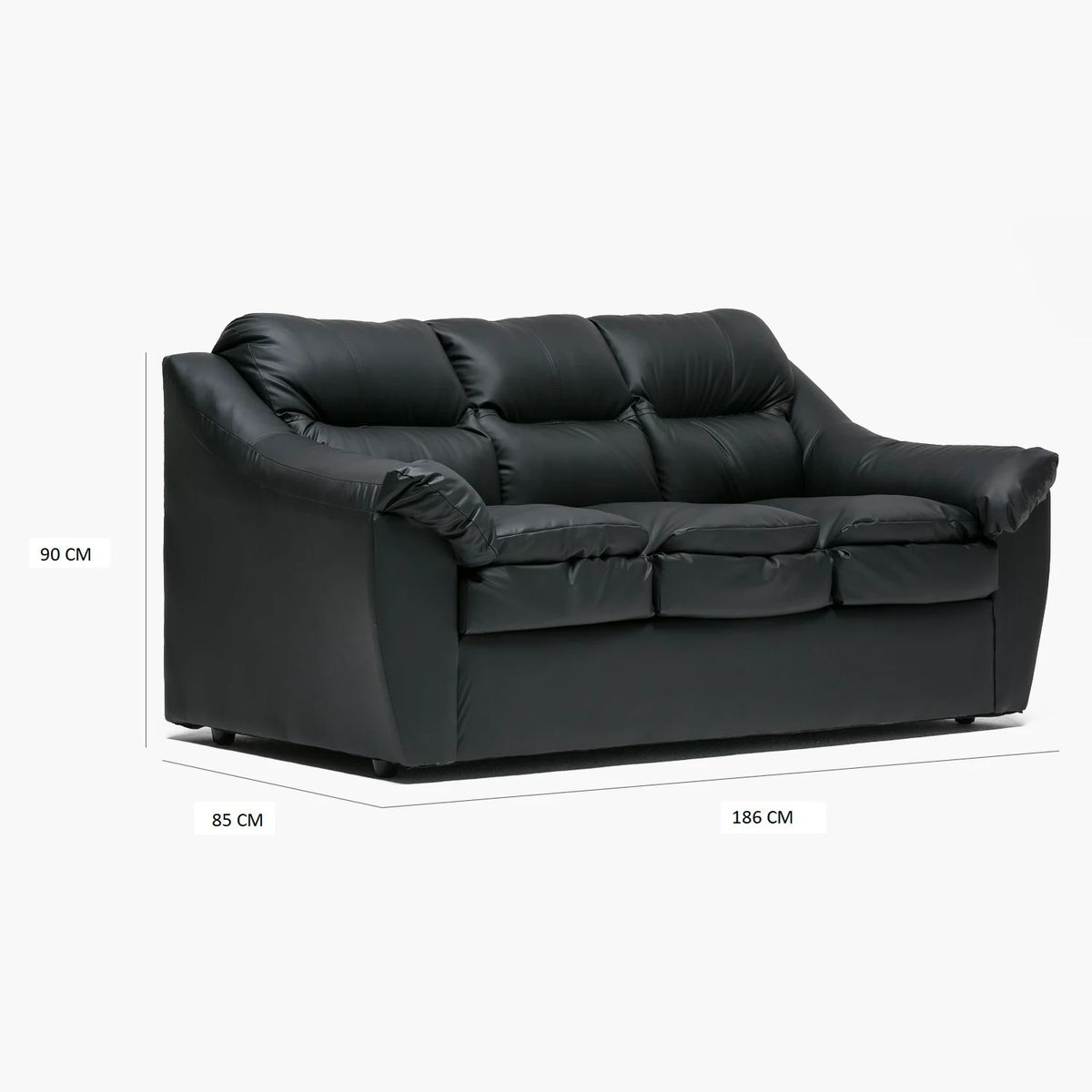 CABSUR - LIVING BALI 3-2CPOS NEGRO