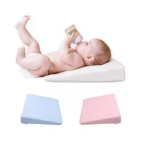 Cojín Almohada Anti-reflujo Para Bebé color Celeste