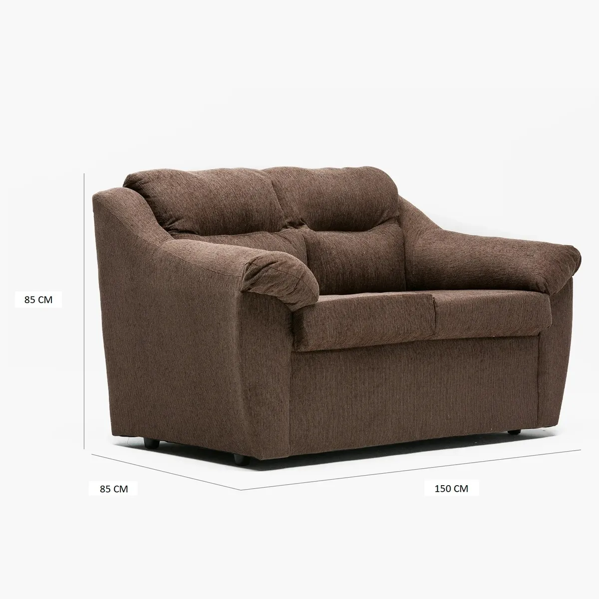 CABSUR - SOFA ASTURIAS 2CPOS CHOCOLATE