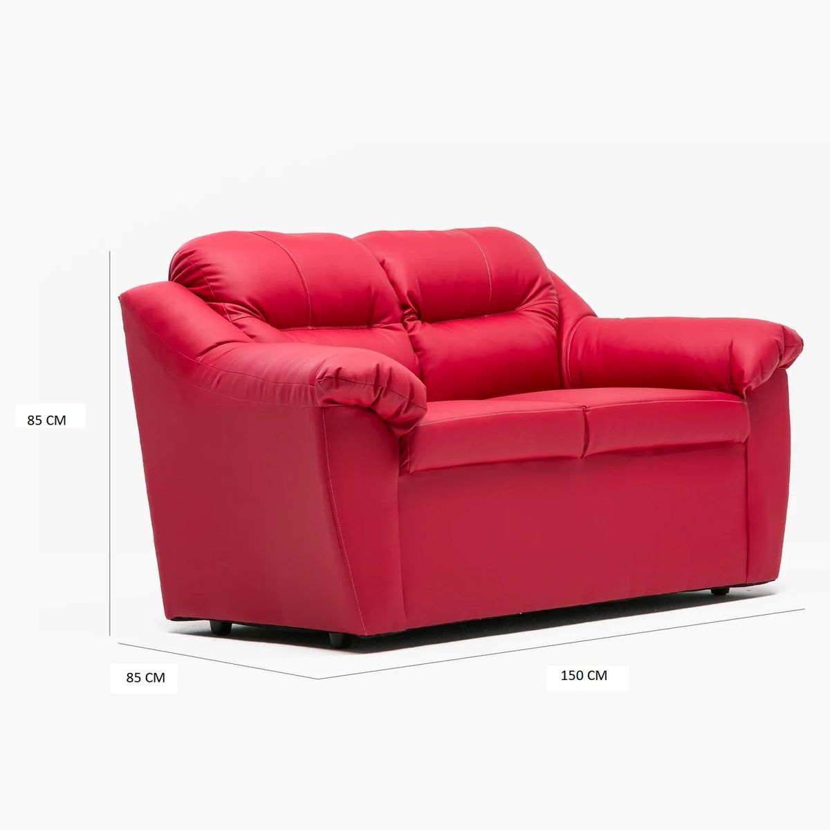 CABSUR - SOFA ASTURIAS 2CPOS ROJO