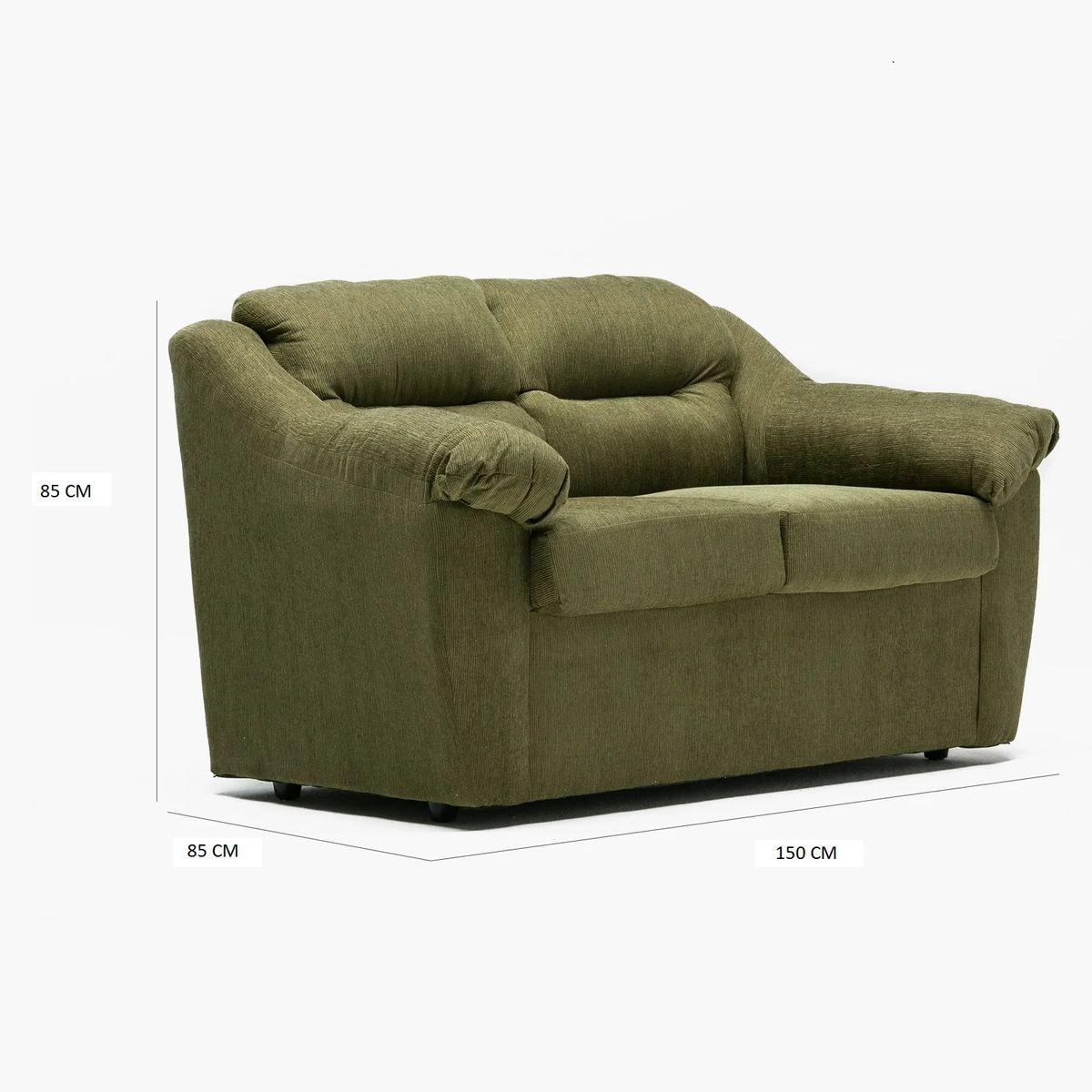 CABSUR - SOFA ASTURIAS 2CPOS VERDE