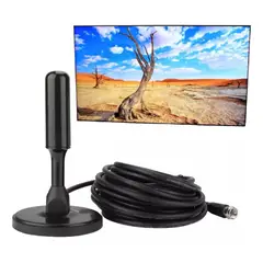 KUANGYE - Antena Tv Digital Abierta Hd Tvd Interior 360 Coaxial Hd
