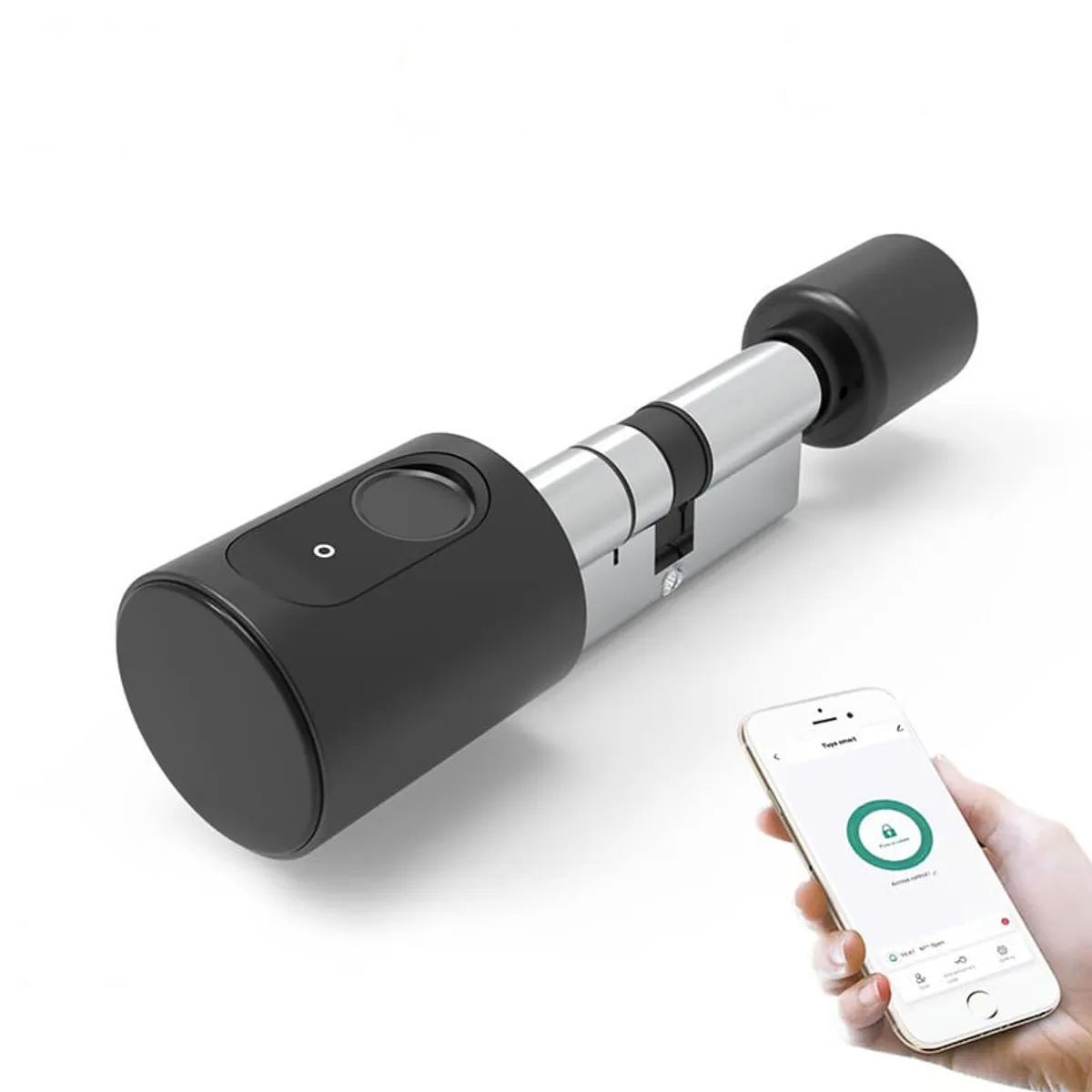 GENERICO - Cerradura De Cilindro Bluetooth Inteligente Con Huella Digital Tuya