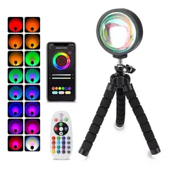 LUKOVEE - Lámpara Sunset Multifuncional con Control Remoto y App Controlar