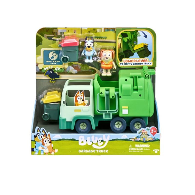 BLUEY - Bluey camion de reciclaje - garbage truck