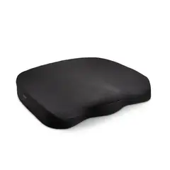 KENSINGTON - Cojin de Asiento K55805WW Memory Foam Ergonómico 2.0 Negro