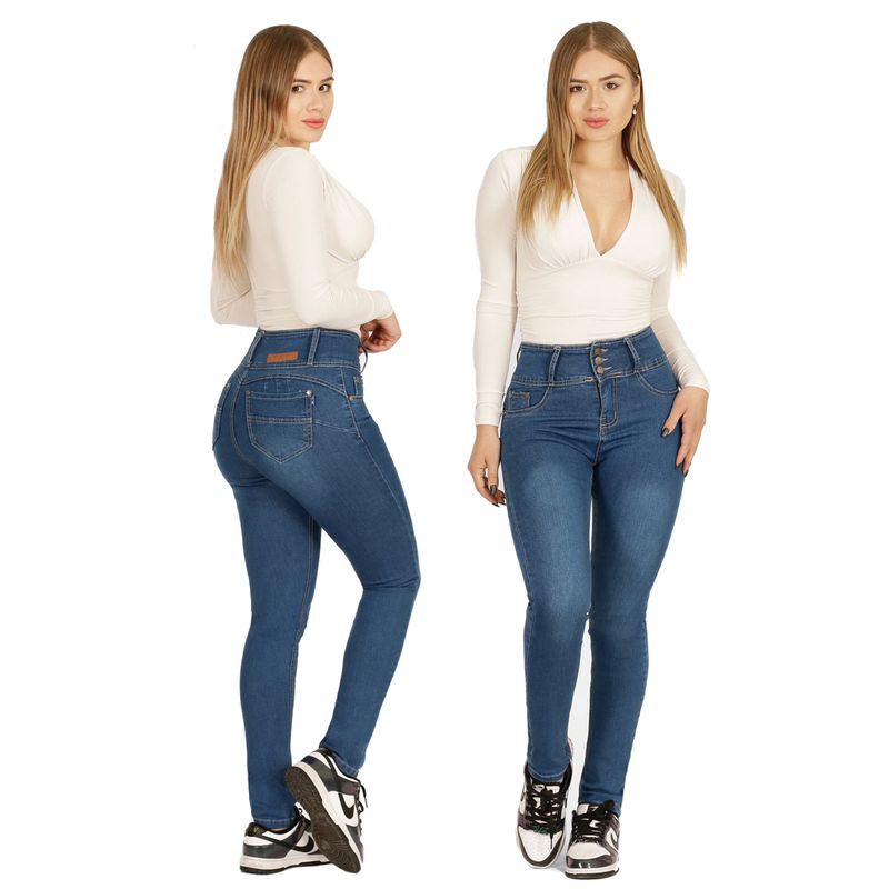 AGW - Jeans Full Push Up Levanta Cola Corte Colombiano Calce Perfecto
