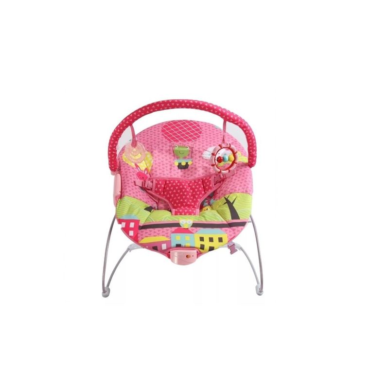 GENERICO - Silla mecedora para bebé Bebesit Nido Vibrado Pink