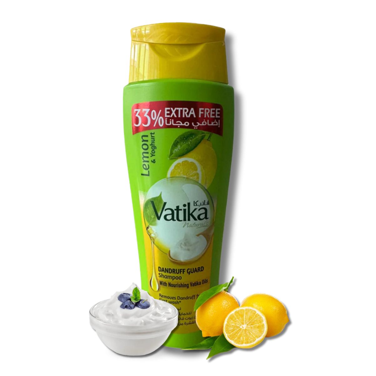 VATIKA NATURALS - Shampoo Vatika Limon & Yoghurt 400 ml 33% Extra