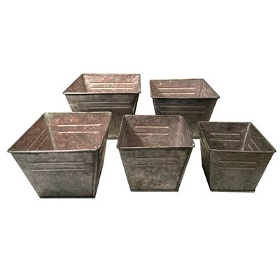 Imagen 2 del producto Set 5 macetas para plantas.