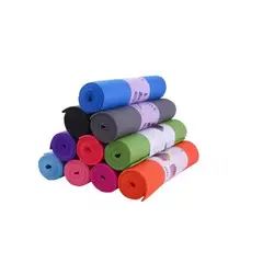 GENERICO - Colchoneta Mat Yoga Pilates Alfombra Ejercicio 4mM Violeta