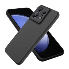 GENERICO - Carcasa Funda Color Para Motorola Edge 50 Pro - Negro
