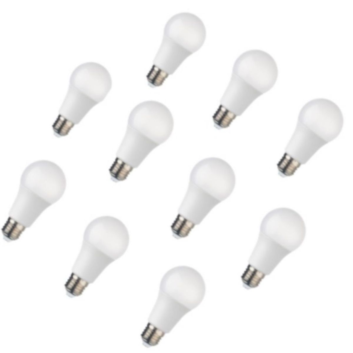 WANT - Pack X 10 Ampolleta Led E27 12W Luz Cálida