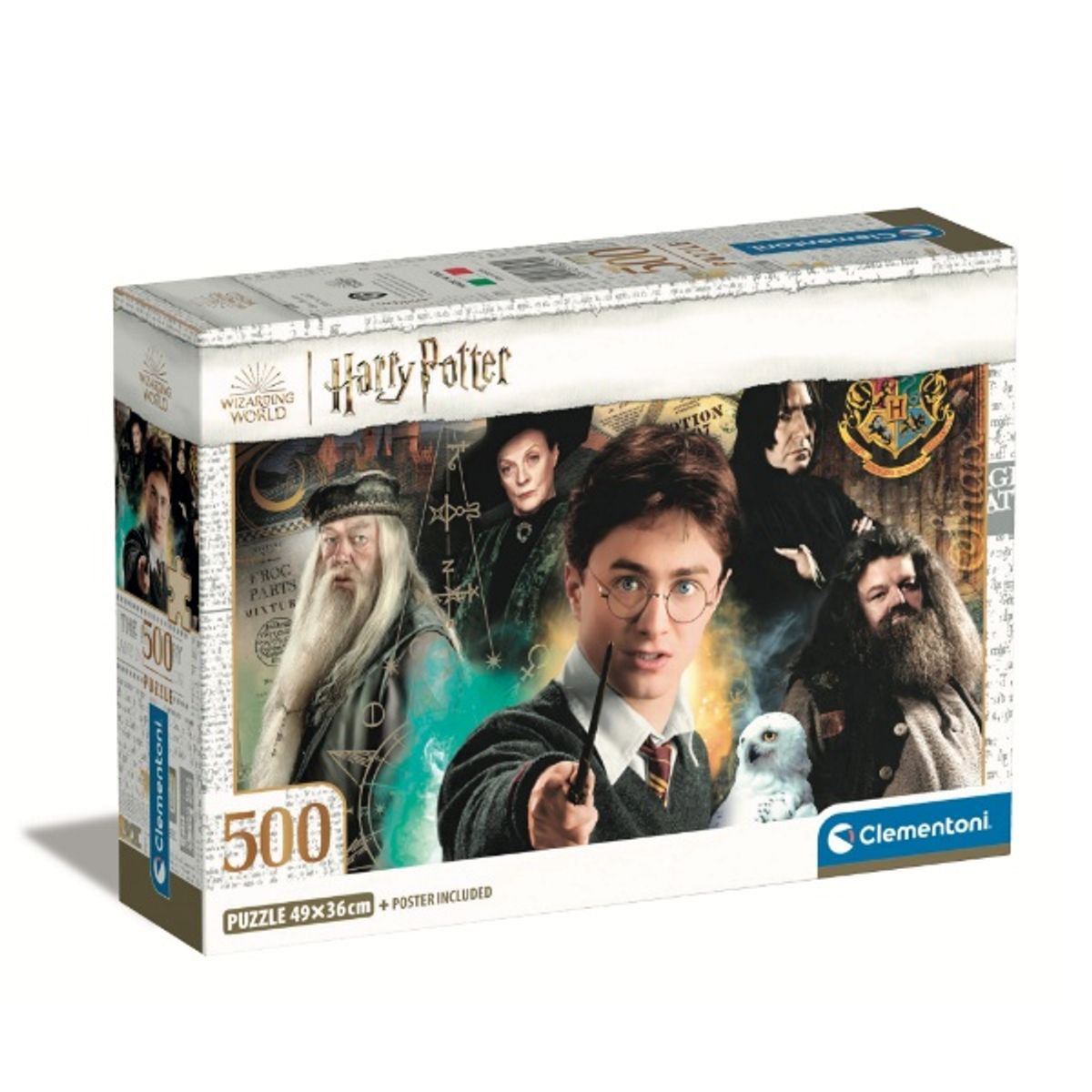 CLEMENTONI - Puzzle 500 piezas Harry Potter Compact