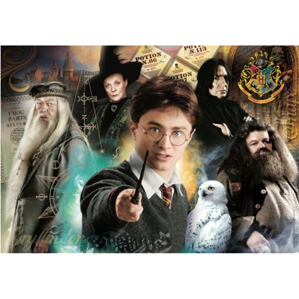 CLEMENTONI - Puzzle 500 piezas Harry Potter Compact