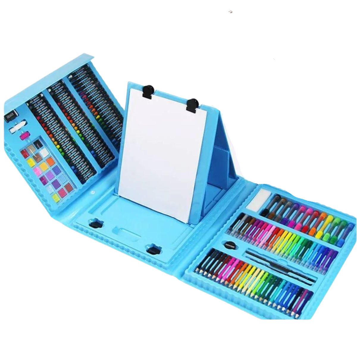 CRUSEC - Kit De Dibujo Y Pintura Maleta 208 Piezas Para Niños