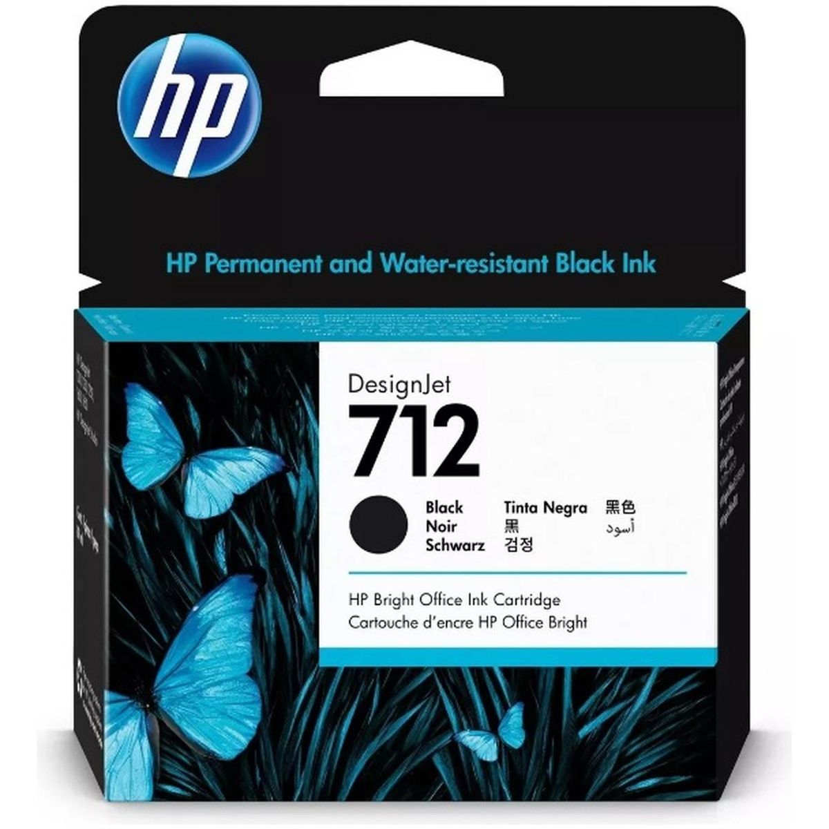 HP - Cartucho de Tinta hp 712 Negro 38ML Original