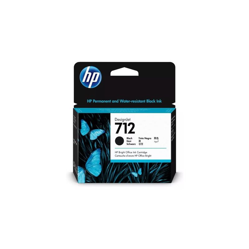 HP - Cartucho HP 712 negro 38ml Original T210 T230 T250 T630 T650