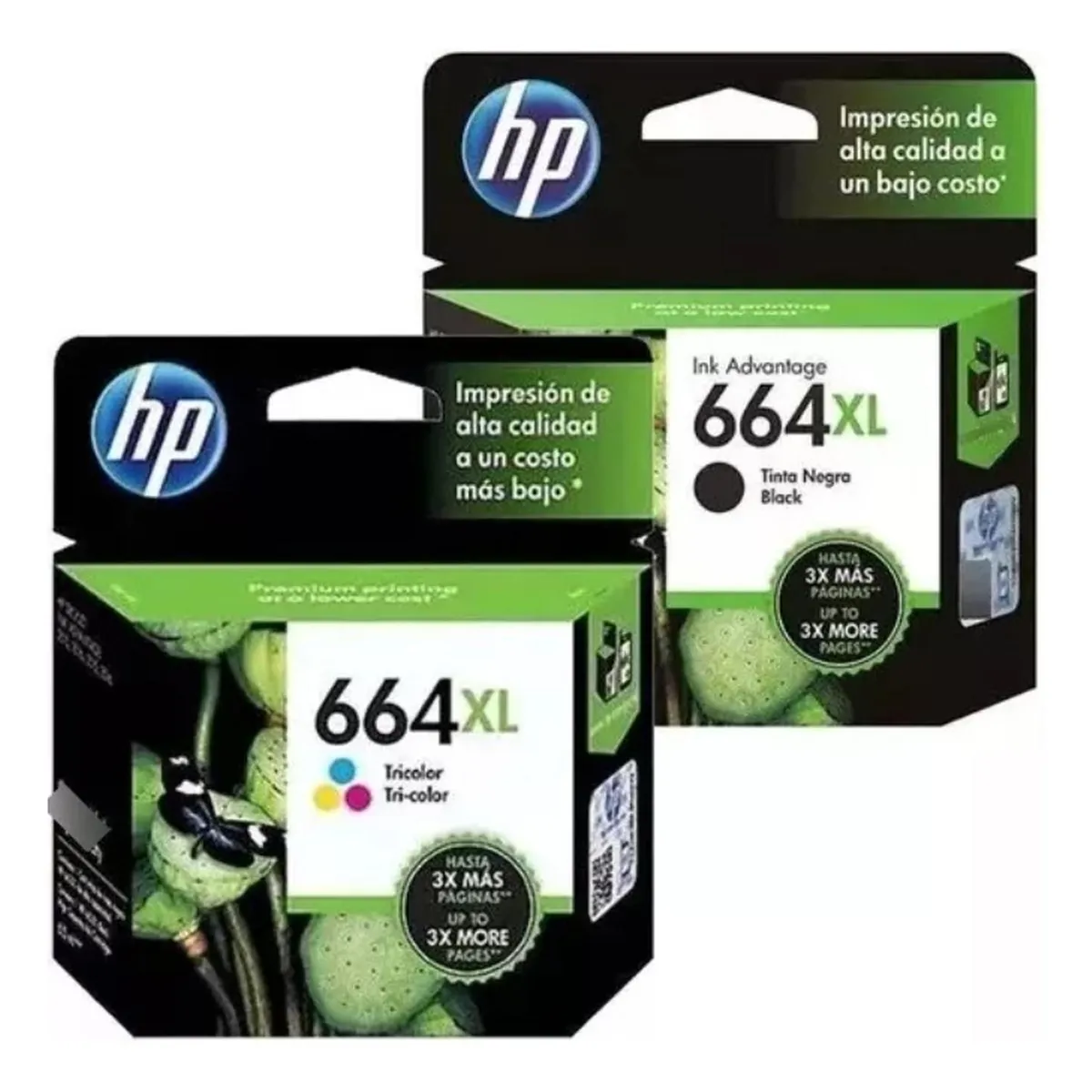 HP - Cartuchos de Tinta hp 664XL Original Negro/Tricolor Pack
