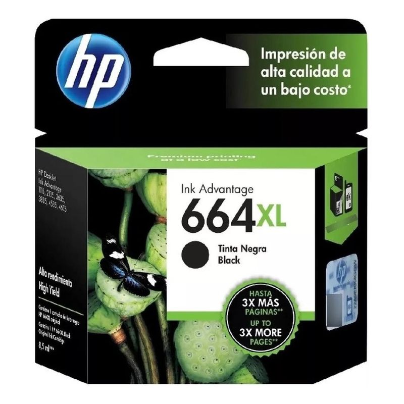 HP - Cartucho hp 664XL Negro Original 1115/2135/3635/3835