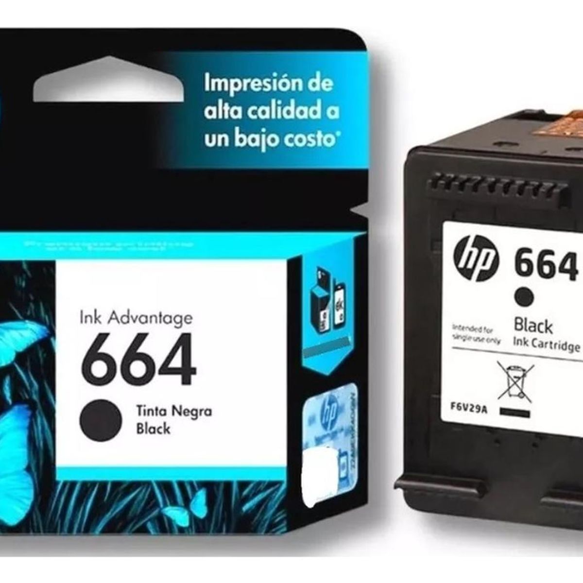 HP - Cartucho de Tinta hp 664 Negro Original