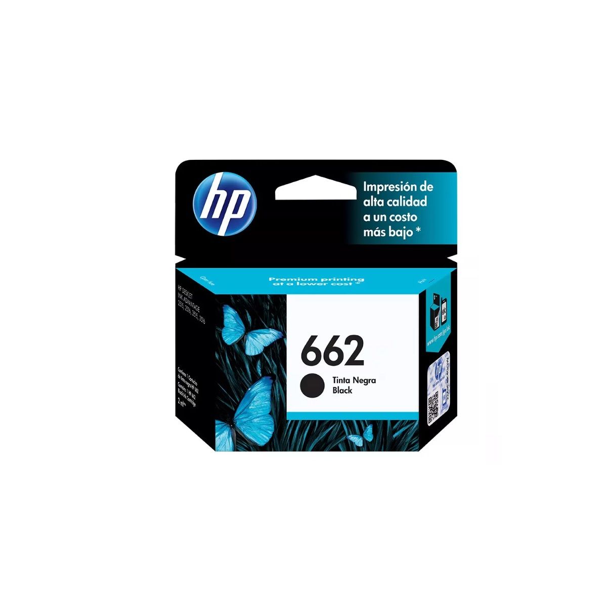 HP - Cartucho de Tinta hp 662 Negro Original