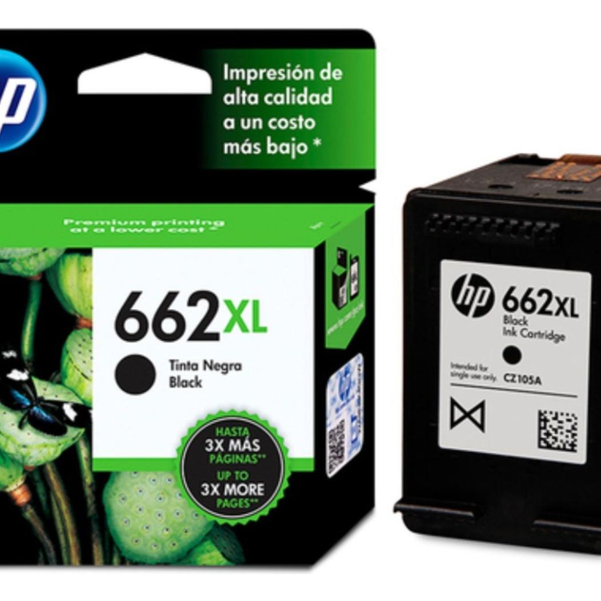 HP - Cartucho de Tinta hp 662XL Negro Original