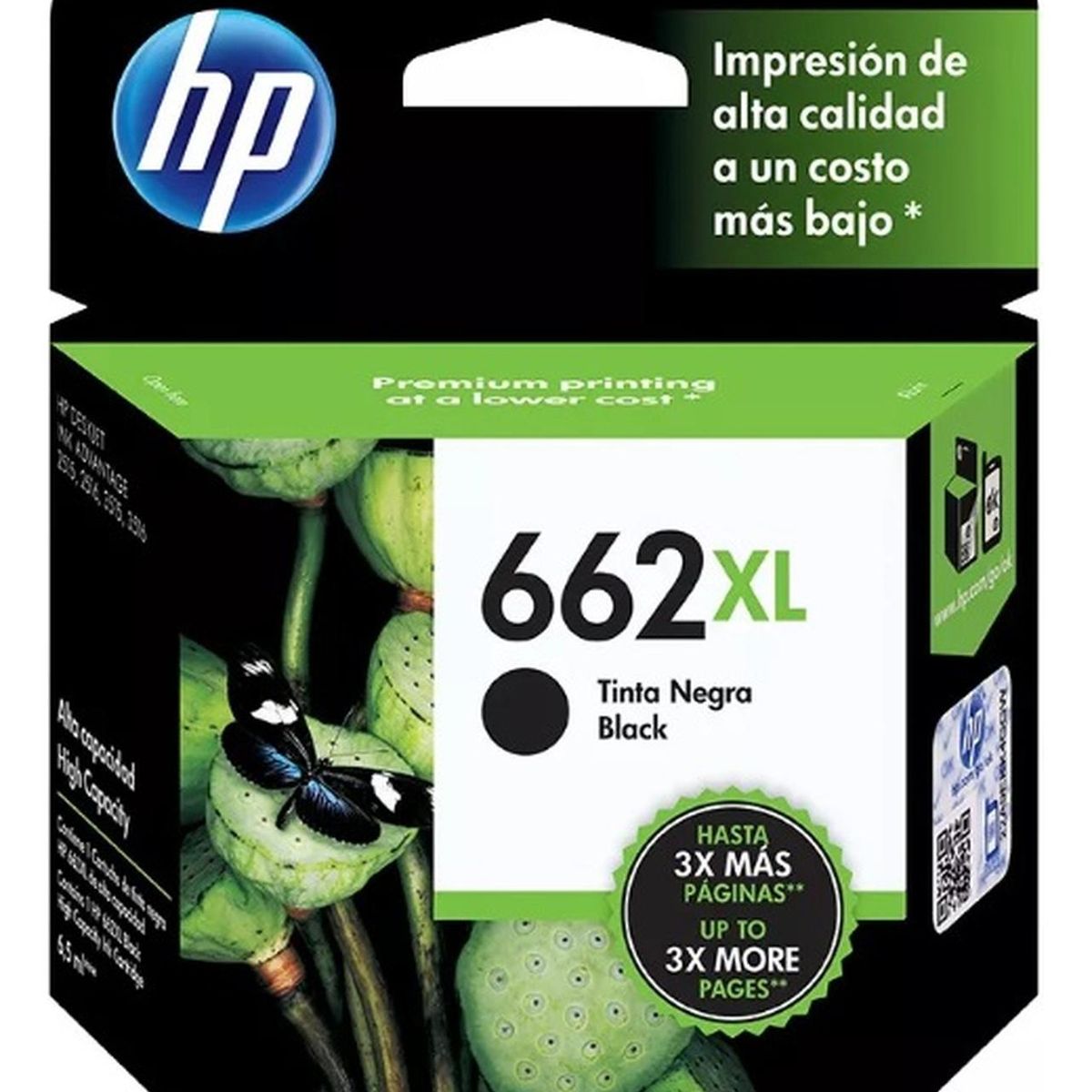 HP - Cartucho de Tinta hp 662XL Negro Original