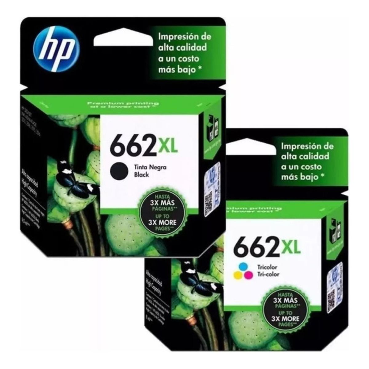 HP - Cartuchos de Tinta hp 662XL Original Negro/Tricolor Pack