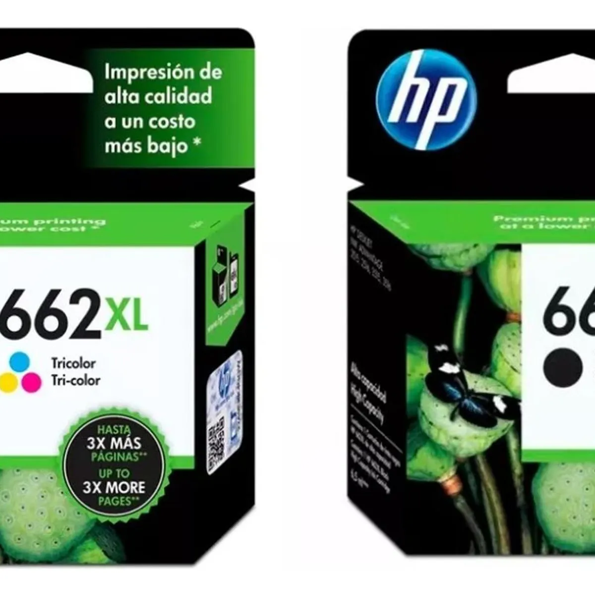 HP - Cartuchos de Tinta hp 662XL Original Negro/Tricolor Pack