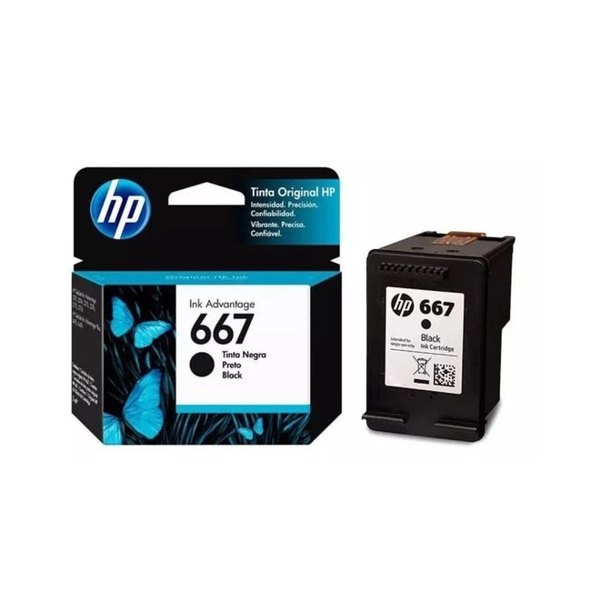 HP - Cartucho de Tinta hp 667 Negro Original