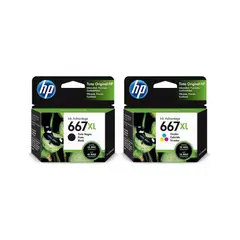 HP - Pack Cartuchos 667XL Original Negro / Tricolor