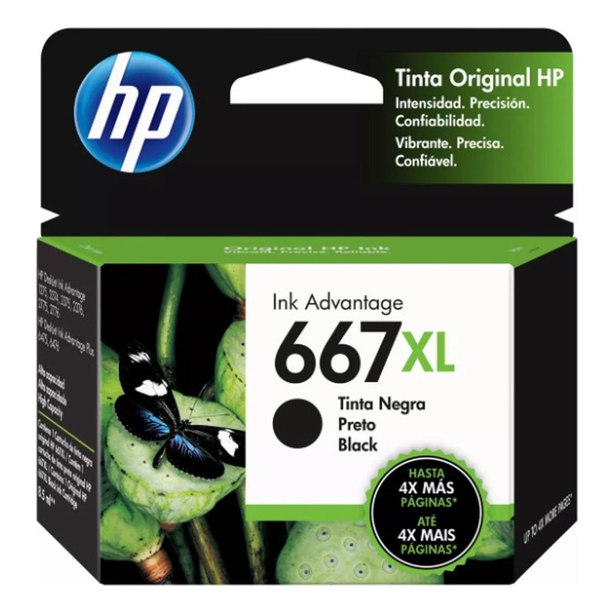 HP - Cartucho de Tinta hp 667XL Negro Original