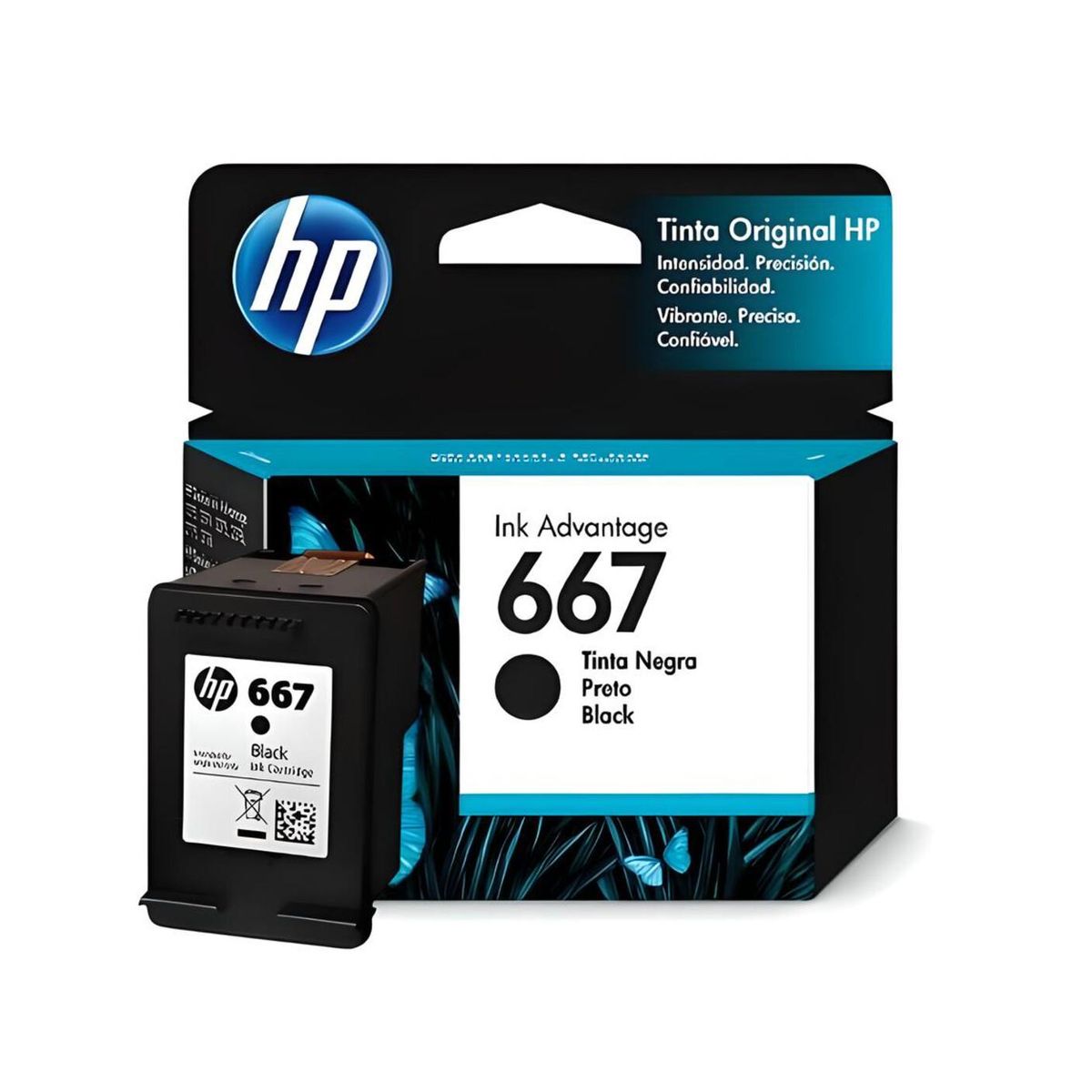 HP - Cartuchos de Tinta hp 667 Original Negro/Tricolor Pack