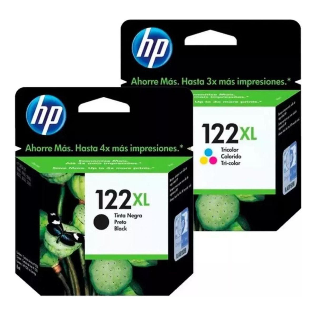 HP - Cartuchos de Tinta hp 122XL Original Negro/Tricolor Pack