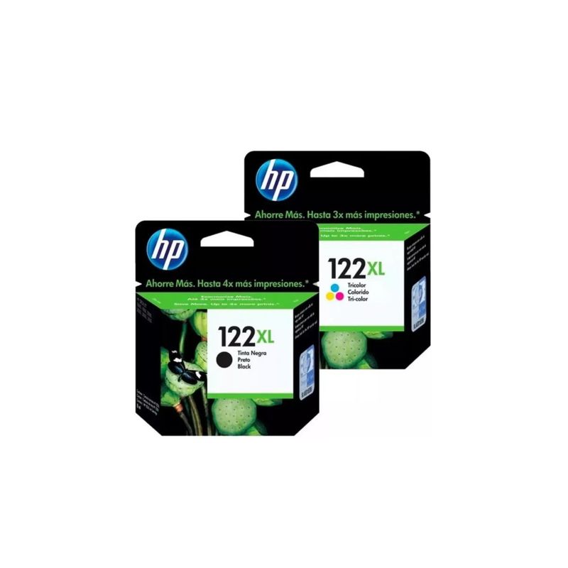 HP - Pack Cartuchos hp 122XL Original Negro / Tricolor