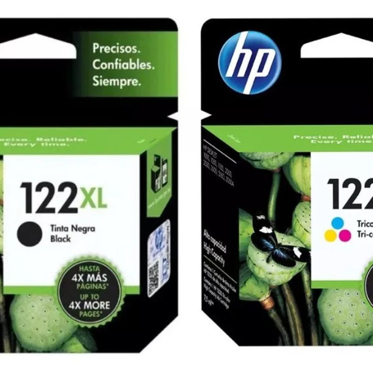 HP - Cartuchos de Tinta hp 122XL Original Negro/Tricolor Pack