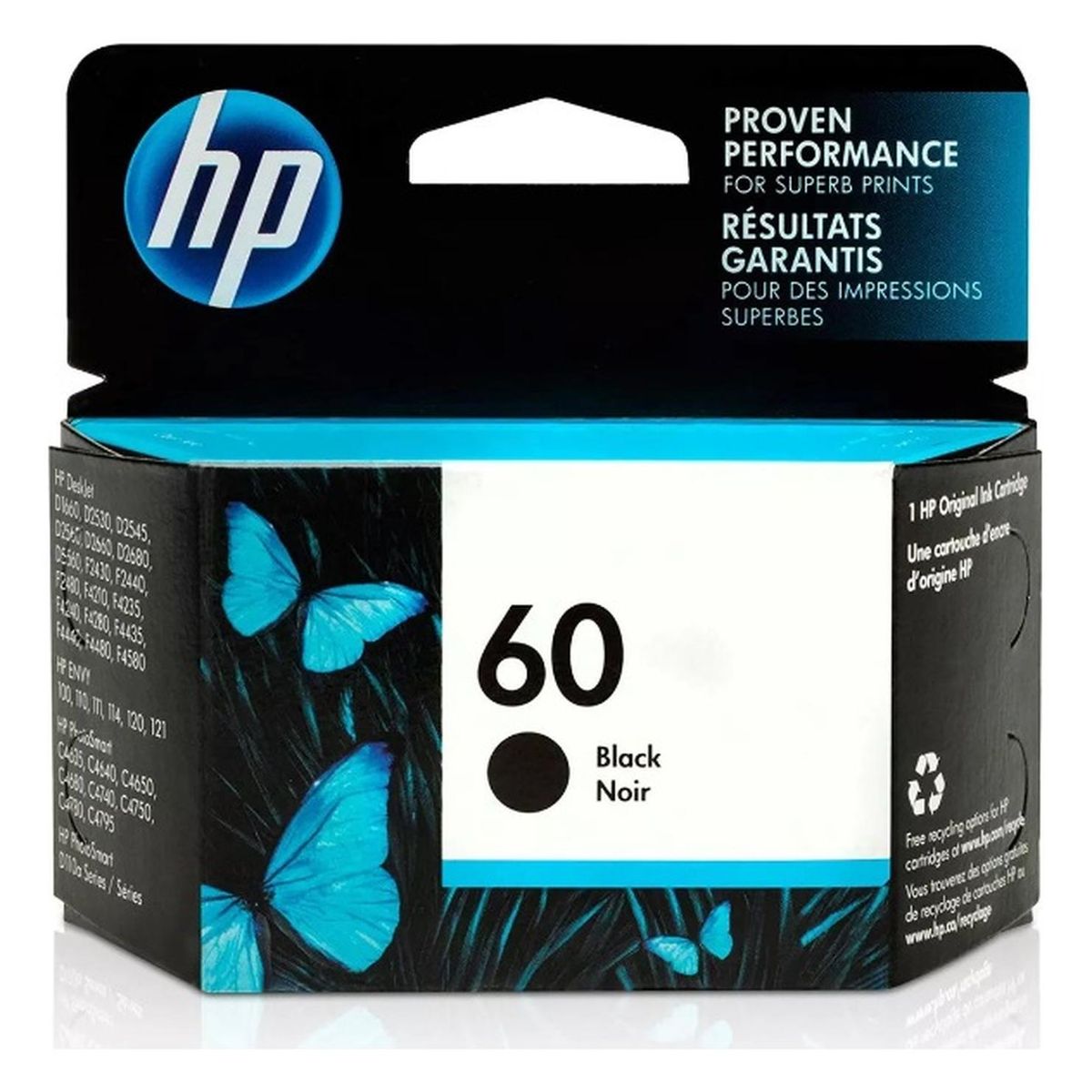 HP - Cartucho de Tinta hp 60 Negro Original