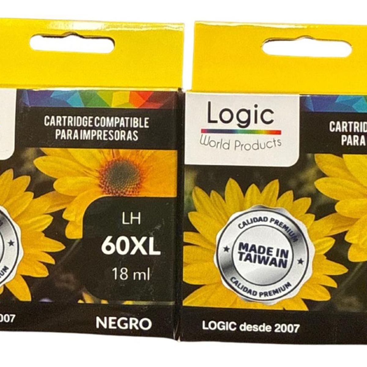 GENERICO - Pack Tintas Compatible para 60XL Negro/Tricolor