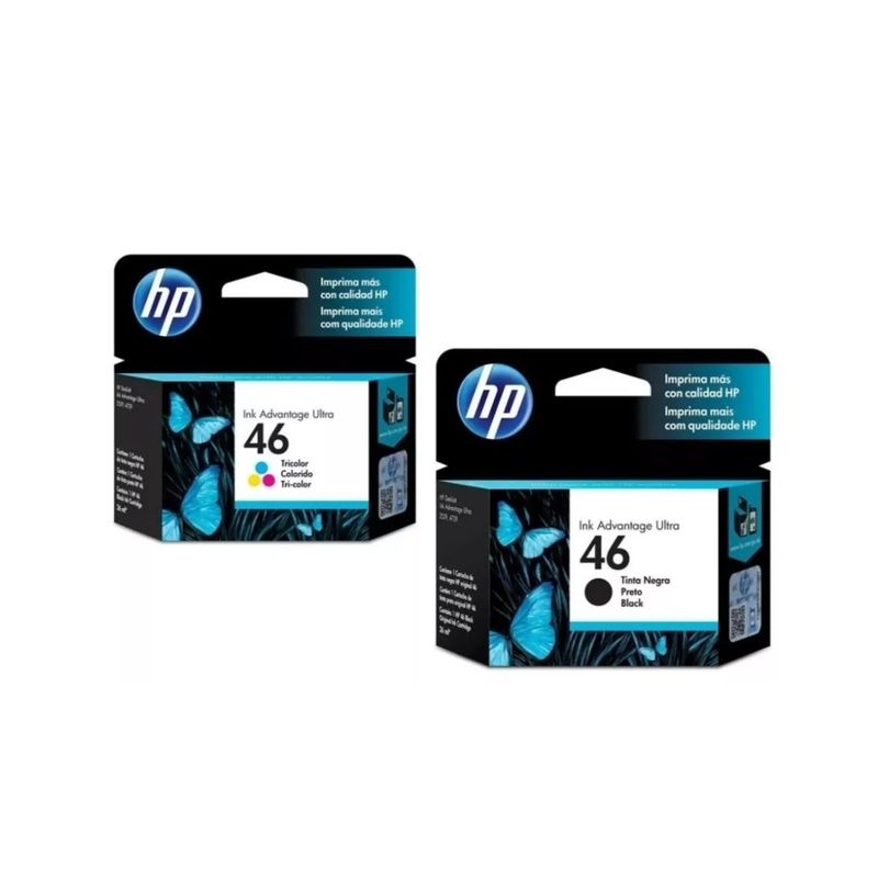 HP - Pack Cartuchos hp 46 Original Negro / Tricolor 2529/4729