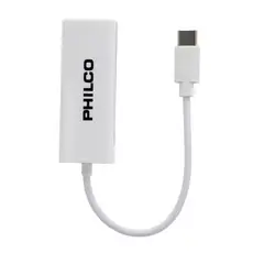 PHILCO - Adaptador Lan USB 3.1 Tipo C Ethernet Rj45