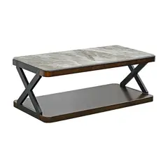 MSA MUEBLES SANTA ANA - Mesa De Centro Stone Grey
