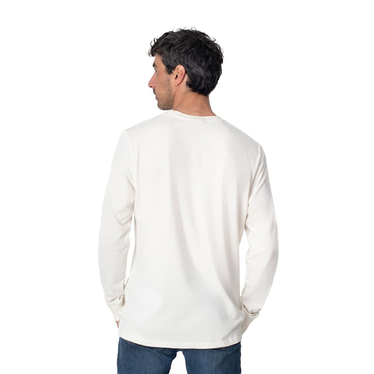 LENGA - Polera Hombre Manga Larga Coyán Algodón Orgánico Uv+ Lenga®