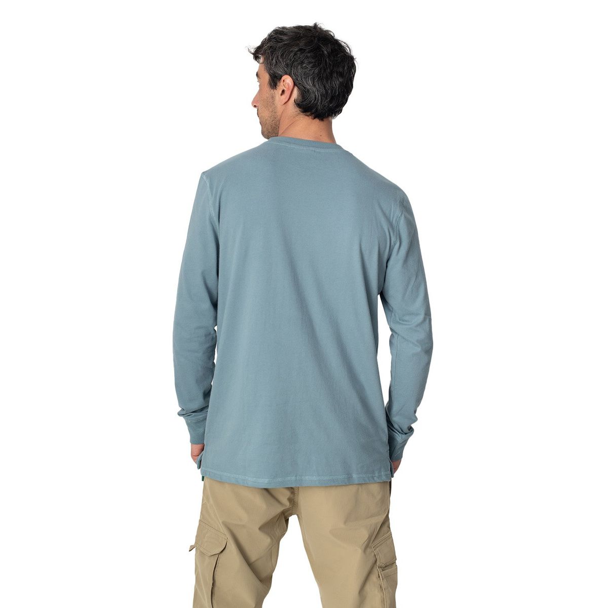 LENGA - Polera Hombre Manga Larga Coyán Algodón Orgánico Uv+ Lenga®