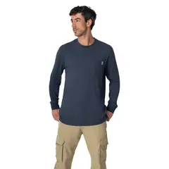 LENGA - Polera Hombre Manga Larga Coyán Algodón Orgánico Uv+ Lenga®