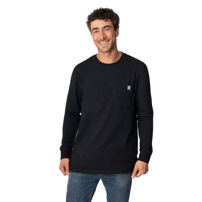 LENGA - Polera Hombre Manga Larga Coyán Algodón Orgánico Uv+ Lenga®.