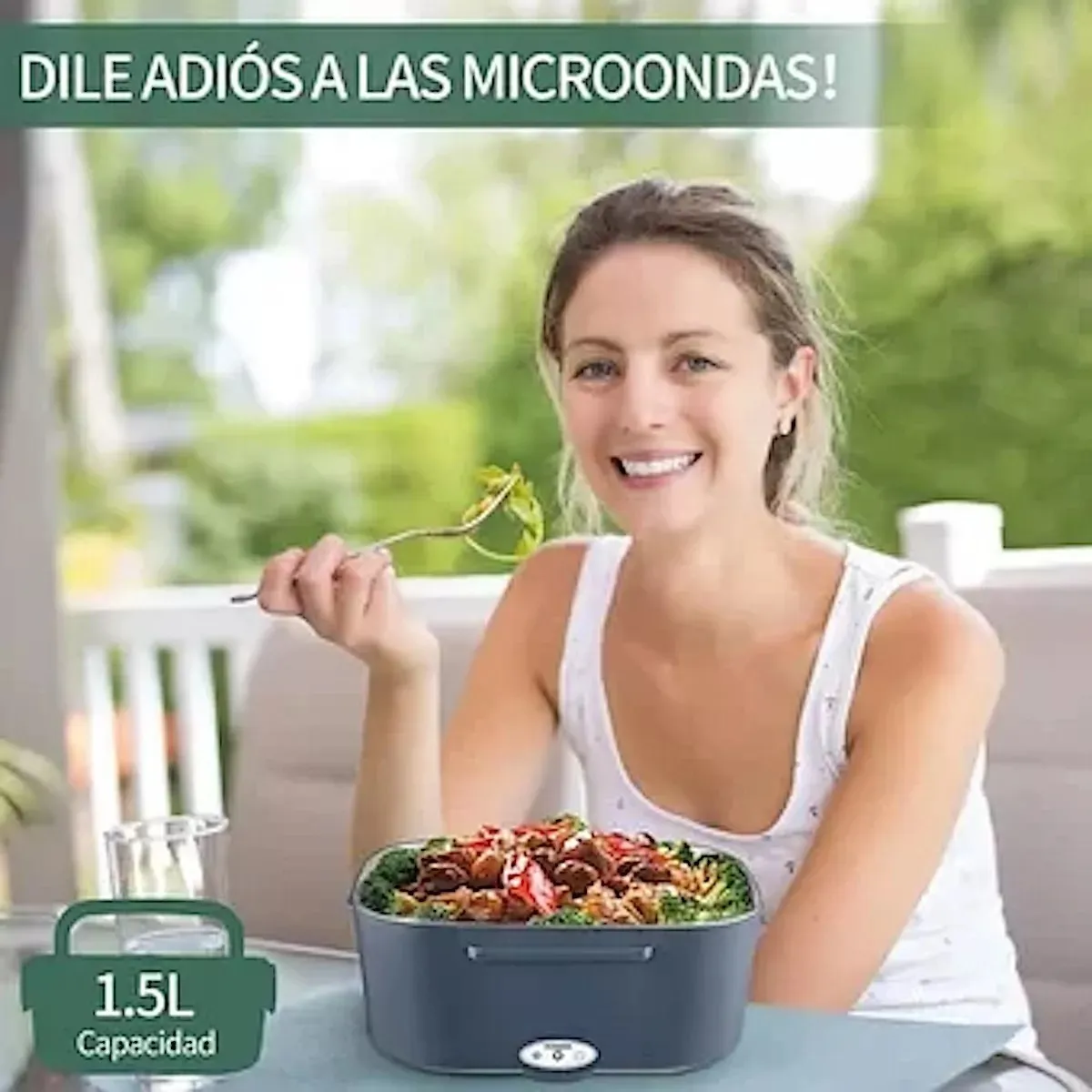 MUNDO MAGIA - Loncheras Eléctricas Portátil Fiambrera Calentadora Comida