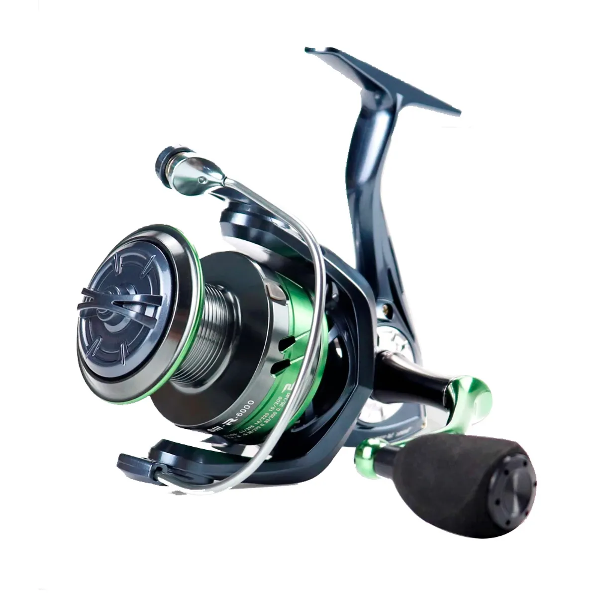 GENERICO - Carrete De Pesca Metal Jof R-3000, 8 Kilos, 10 Rodamientos